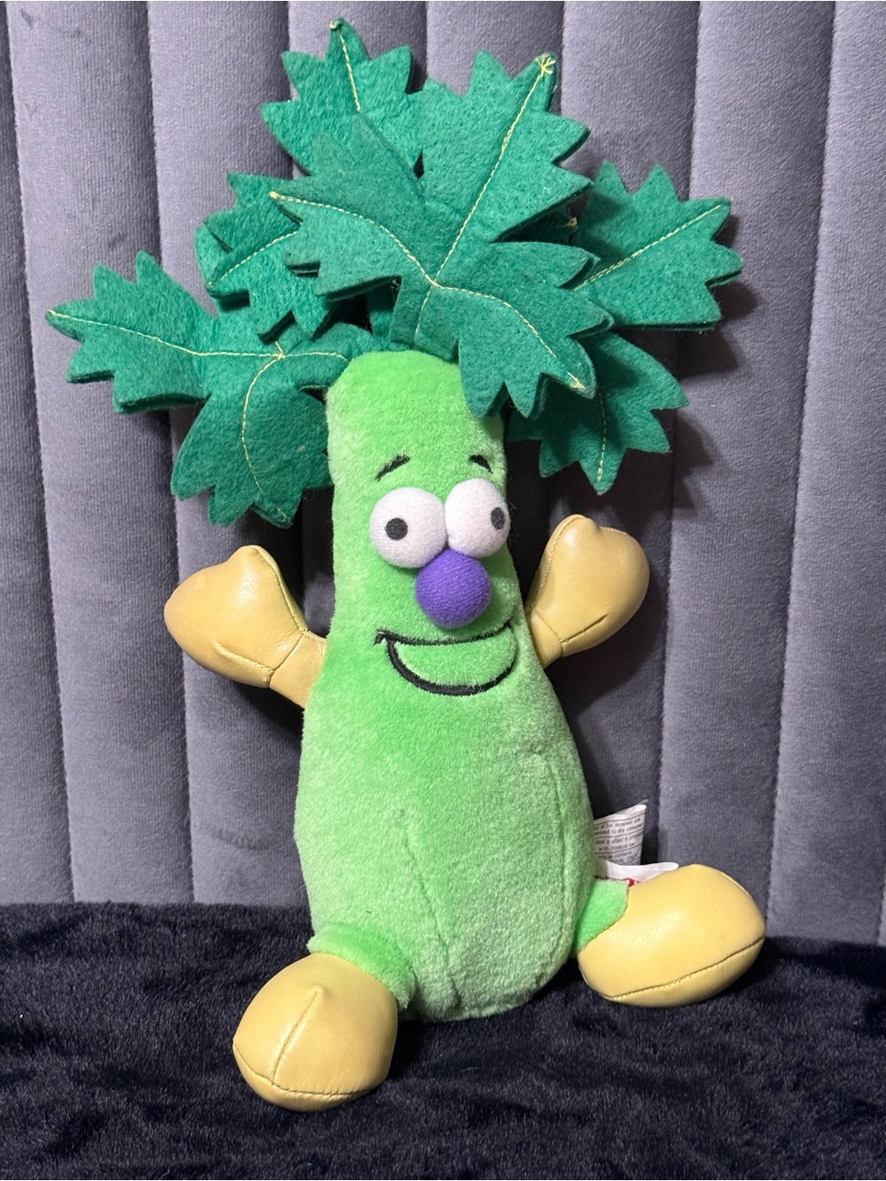 Vintage 1996 Crunchy Celery Plush Toy Box Creations Vegetable Friends Stuffed